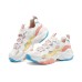 Skechers D'LITES 3.0 Casual Shoes Women's Low-Top White/Pink/Blue 35