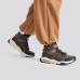 Skechers Anti-Slip And Wear-Resistant Warm High-Top Kids Lifestyle Shoes Brown Kids' Chocolate/orange, 28.5