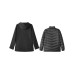 Skechers Water-Resistant Windproof Wear-Resistant Warm Windbreaker Jacket Women's Carbon Black Carbon Black-0018, M