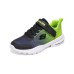 Skechers Cushioned Wear-Resistant Breathable Low-Top Kids' Running Shoes Black Green Teenagers Black Blue, 37