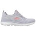 Skechers Summits Cushioning Anti-Slip Wear-Resistant Breathability Low-Top Casual Shoes Women's Light Purple 38.5