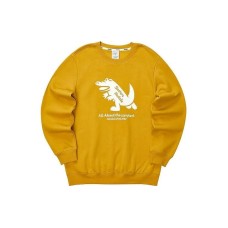 Skechers Funny Monster Sweatshirts Unisex Gold/00UV Gold Yellow/00UV, S