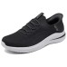 Skechers SKECHERS MENS USA Anti-Slip Wear-Resistant Low-Top Casual Shoes Men's Black Черный, 42.5