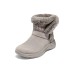 Skechers Go Walk Arch Fit Abrasion Resistant Thermal Knee High Snow Boots Women's Taupe Серо-коричневый, 36