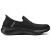Skechers Slip Ins Cushioning Anti-Slip Wear-Resistant Breathability Low-Top Casual Shoes Men's Black Черный, 40