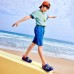 Skechers Anti-Slip Wear-Resistant Children's Sandals Blue Teenagers Blue/Multicolor, 27.5