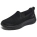Skechers Cushioned Wear-Resistant Breathable Low-Top Casual Running Shoes Women's Black Черный, 37
