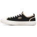 Skechers Street Trax Low Top Canvas Shoes Black Women's 42