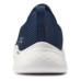 Skechers Cushioned Wear-Resistant Breathable Lightweight Low-Top Casual Shoes Men's Blue White Синий, 43
