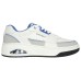Skechers Anti-Slip Wear-Resistant Low-Top Running Shoes Men's White Blue White blue, 41
