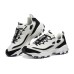 Skechers D'LITES HYPER BURST Cushioning Breathable Low-Top Casual Running Shoes Men's Black Черный, 41.5