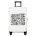 Bromen Super Light Durable PC Luggage Suitcase For Travel And Checked Baggage Unisex Cats And Friends Cats and friends, 20-inch Air can be boarded, lightweight box type, micro-expansion≈ regular 21-inch