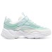 Skechers Girls Cushioning Wear-Resistant Low-Top Kids Lifestyle Shoes White Green Teenagers White Blue/Yellow Green, 33