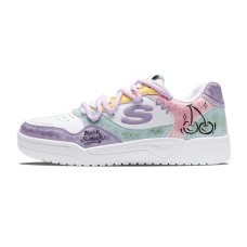 Skechers Magnolia Dopamine Dressing Anti-Slip Wear-Resistant Low-Top Skateboard Shoes Men's Pink White Розовый, 41