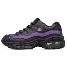 Skechers Energy Over Joy Low Top Running Shoes Black/Purple Women's 39
