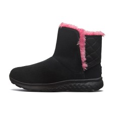 Skechers Cushioning Wear-Resistant Kids' Boots Black Red Teenagers Красно-черный, 27.5