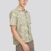 Skechers Polo Shirt Men's All Over Print Mineral Beige Brown All Over Print Mineral Beige Brown/040E, XL