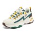 Skechers D'LITES 4.0 Lightning Panda Shoes Low Top Sports Casual Shoes Women's White Green 35