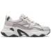 Skechers D'LITES 5.0 Wear-Resistant Breathable Support Height Increasing Low-Top Chunky Sneakers Women's Gray Silver Light Gray/Silver, 39