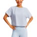 Skechers T Shirt Women's Halogen Blue Chlorine Blue-026P, M