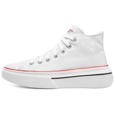 Skechers Court Classics Anti-Slip Wear-Resistant High-Top Canvas Shoes Women's White Белый, 39