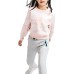Skechers Kids Sweatshirts Plum Blossom Pink Gradient, 140