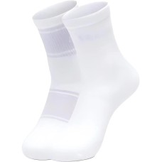 Skechers Ankle Socks Unisex 2 Pack Serene Blue Purple Bright White 2 Pack (Slate Purple and White), M