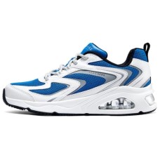 Skechers Street Slip Resistant, Abrasion Resistant, Breathable Low Top Casual Running Shoes Women's White Blue White blue, 38.5