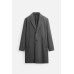 Пальто из смесовой шерсти ZARA Серый, XS