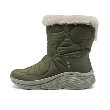 Skechers Slip Ins Warm Cushioning Crew Snow Boots Women's Green Зеленый, 35