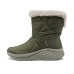 Skechers Slip Ins Warm Cushioning Crew Snow Boots Women's Green Зеленый, 35