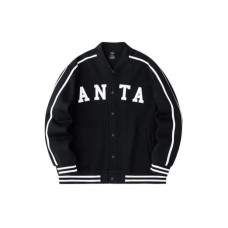 Anta Life Collection Baseball Jacket Unisex Basic Black Черный, S