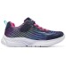 Skechers Girls Cushioning, Wear Resistant Low Top Kids' Running Shoes Marine Blue Multicolor Teenagers Marine Blue/Multicolor, 32