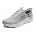 Skechers Cushioning Anti-Slip And Wear-Resistant Low-Top Running Shoes Men's Gray Серый, 39.5