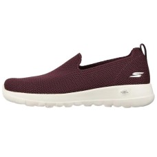 Skechers Go Walk Joy Sensational Day Cushioning Anti-Slip And Wear-Resistant Low-Top Casual Shoes Women's Burgundy 37.5