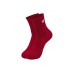 Skechers Mid Calf Socks Unisex 2 Pack 2 Pack (Black/Dark Red/042W), S