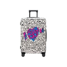 Bromen Super Light Durable PC Luggage Suitcase For Travel And Checked Baggage Unisex Cats And Friends Cats and friends, 20-inch Air can be boarded, lightweight box type, micro-expansion≈ regular 21-inch