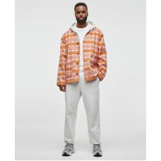 Men's Woven Cardigan, Exclusively at Macy's Voltage Orange, S