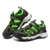 Skechers Durable Breathable Children's Sandals Black Green Teenagers 27.5