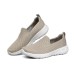 Skechers Slip-On Shoes Women's Low-Top Taupe/Gold 39