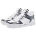 Skechers Court Classics Anti-Slip Wear-Resistant High-Top Skateboard Shoes Women's White Black Черно-белый, 35.5