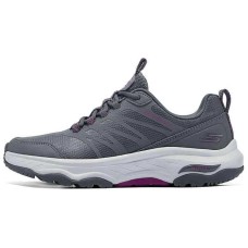 Skechers Women's GO WALK Anti Slip Wear Resistant Low Top Casual Shoes Women's Gray Серый, 38