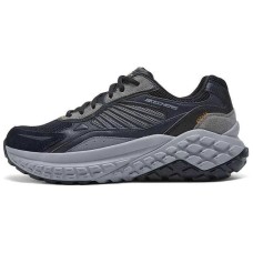 Skechers Monster Cushioning Anti-Slip And Wear-Resistant Support Low-Top Running Shoes Men's Black Серый, 39.5