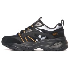 Skechers Casual Daddy's Shoes 'Black Silver Orange' 39.5