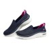 Skechers Go Walk 5 Anti-Slip And Wear-Resistant Cushioning Breathable Rebound Low-Top Casual Shoes Women's Marine Blue 39.5