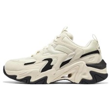 Skechers Stamina V6 Cushioning Anti-Slip And Wear-Resistant Low-Top Chunky Sneakers Men's Black Beige 39.5