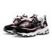 Skechers DLITES Chunky Sneakers Women's Low-Top Pink Черный, 35.5