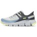 Skechers Summits AT Cushioned Wear-Resistant Supportive Lightweight Low-Top Running Shoes Women's Gray Blue White Gray Blue White, 37.5