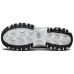 Skechers D'LITES Series New Retro Cushioning Lightweight Low Top Chunky Sneakers Women's Black White 35