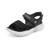 Skechers Razor Splash Slip-Resistant Cushioning Children's Sandals Black White Teenagers 27.5